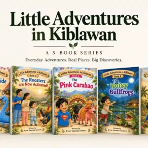 Five cheerful picture books that follow little Irvin through everyday life in Kiblawan, from a swan ride at the town fair, to a pink carabao, to a new friend in a little goat. All 5 books come in one download.